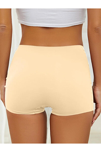 Adeniz Laser Cut Seamless Black Women's Boxers - Pack of 4 Normal Waist