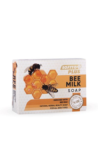 Softto Plus BEE MILK SOAP 150 GRAM