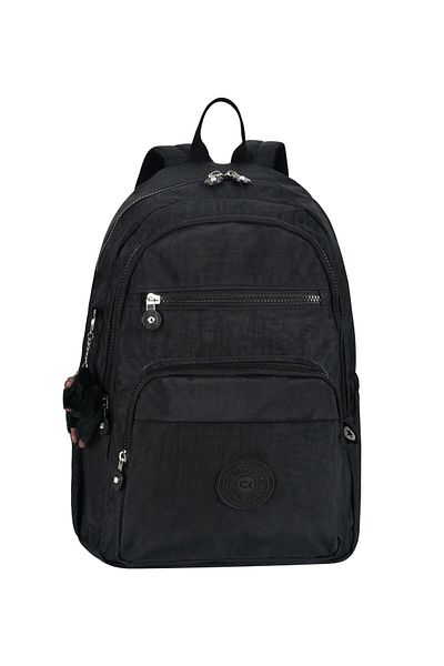 CAKARD Unisex Black Crinkle Backpack 1150