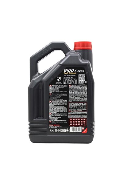Motul 8100 X-cess 5w40 Motor Yağı 5 Lt
