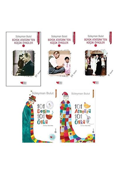 Can Çocuk Yayınları Büyük Atatürk'ten Küçük Öyküler 1-2-3 + 101 Deyim 101 Öyk...