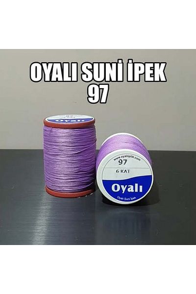 OYALI ΤΕΧΝΗΤΟ ΜΕΤΑΞΩΤΟ ΝΟ:97 Κλωστή κεντήματος 4 στρώσεων