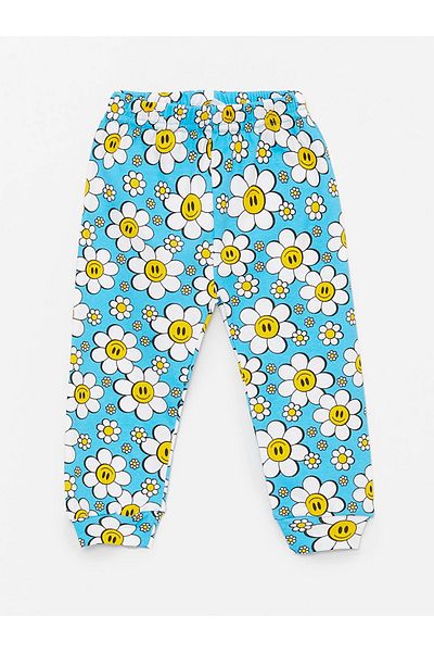 LC Waikiki LUGGI BABY Baby Girl Pajama Bottom with Elastic Waist 2-Piece