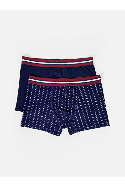 ZICCHO Set de boxeri pentru bărbați din bumbac, albastru marin