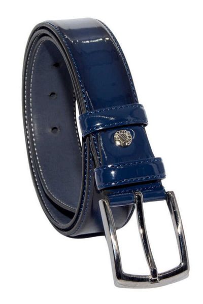 Süzer Deri Men's Navy Blue Belt