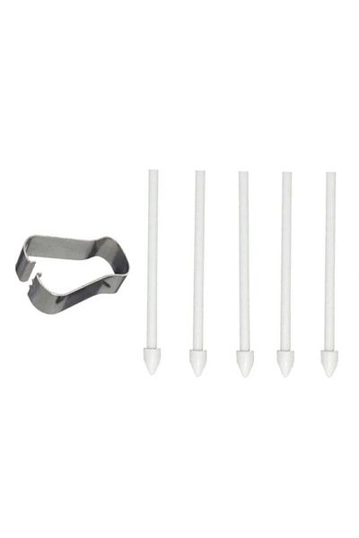 Roxbros Samsung Galaxy Tab S7/S7+ Plus - 5-Piece White Spare Pen Tip