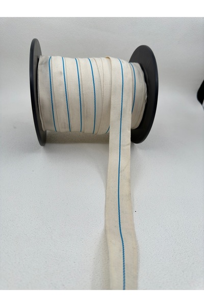 paşateks since 1995 şekil 5 метрів 3 см Смугаста стрічка Grogren - Екрю/Синій