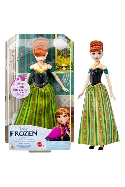 Disney Frozen دمية آنا المغنية من فيلم Frozen Fashion Dolls HLW56