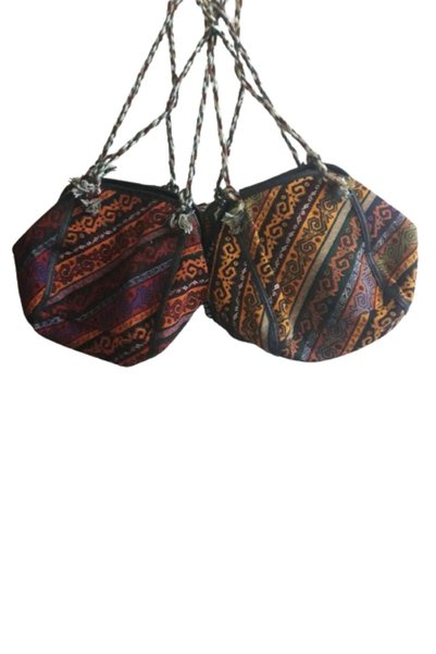 Umay Geantă de mână și de umăr pentru femei cu model Kilim autentic filipinez (33X28)