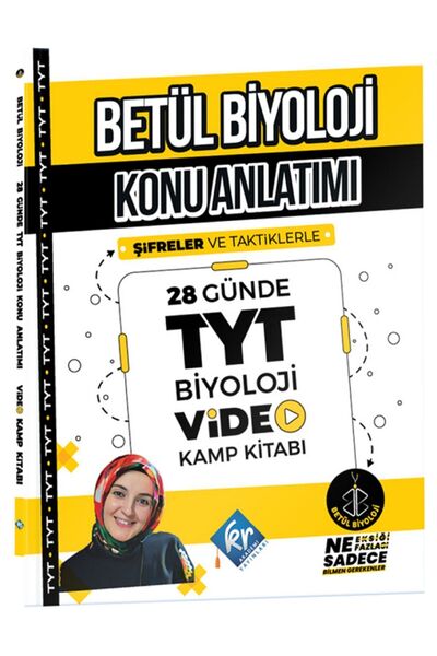 KR Akademi Yayınları Yks Tyt Betül Biyoloji Konu Anlatımı 28 Günde Video Kamp...