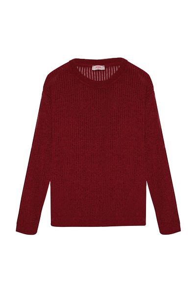 Quzu Tricotaj de bază Burgundy