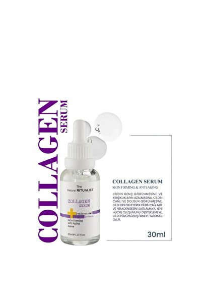 The Natural Ritualist 3'lü Cilt Bakım Serum Seti ( Hyaluronic Acid + C Vitamini + Collagen Serum )