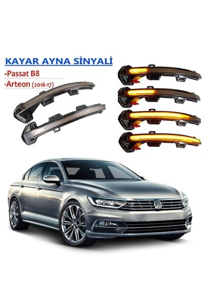 vag Passat B8 Kayar Led Ayna Sinyaleri
