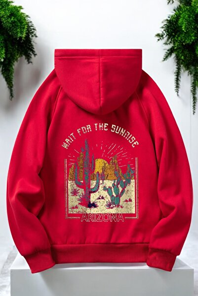trendypassion هودي وسويت شيرت قطني كبير الحجم مطبوع عليه أريزونا للجنسين