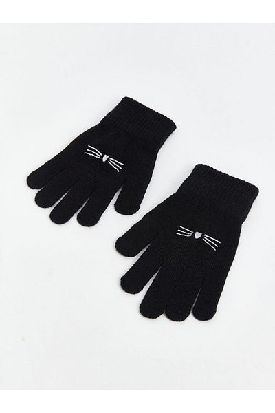 LC Waikiki Girl's Embroidered Gloves