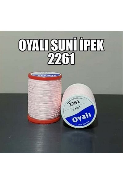 OYALI ΤΕΧΝΗΤΟ ΜΕΤΑΞΩΤΟ ΝΟ:2261 - Κλωστή κεντήματος 4 στρώσεων