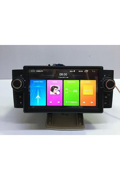 Fiat Genel Fiat Linea Old Multimedia Tape 6.2" Full HD Android 10 2gb Ram 32 GB Memory Camera Gift