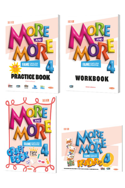 Kurmay Yayınevi MORE & MORE 4.SINIF PRACTICE BOOK SETİ