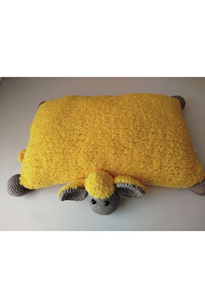 Asay Baskı Amigurumi Kuzu Yastık