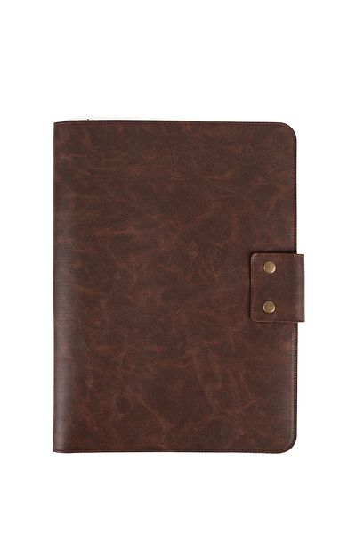 deridense M2 13-14 ιντσών Macbook Pro-air Vegan Δερμάτινο Organizer Θήκη Tablet Θήκη Crazy Coffee