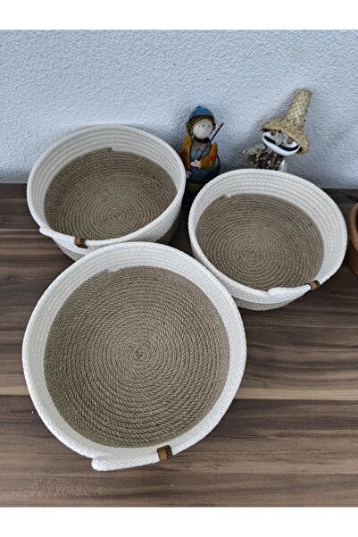 Naspar 3-комплект кошиків для рушників, органайзер для кухні та ванної кімнати, багатофункціональний набір кошиків