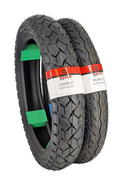 RALCO TYRES MOTOR LASTİK 110/80-17 VE 90/90-17 LASTİK TAKIMI TL (TUBELESS - D...