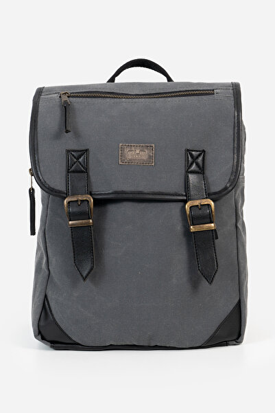 Old Cotton Kuito 7190 Model Water Resistant Waxed Canvas Backpack Travel and Laptop Bag