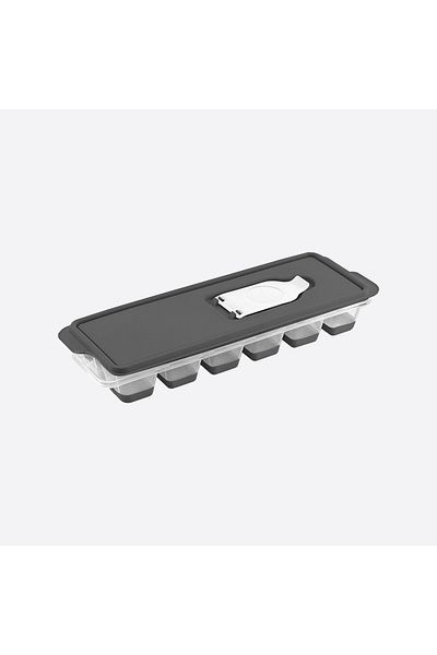 PONÇİK STORE 12 Compartment Lid Silicone Based Practical Freezer - Push Extraction