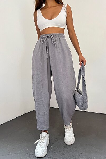 Sun Victoria Women's Gray Aerobin Shalwar Trousers