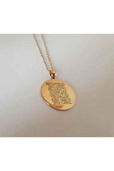 Anatolia Ayetel Kursi Prayer Protection Healing Numbers Necklace