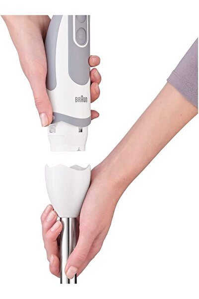 Braun Yeni 1000 W Elektrikli Blendır Ve Doğrayıcı 21 Hız Ayarı Hızlı Ve Kolay Kullanım Beyaz