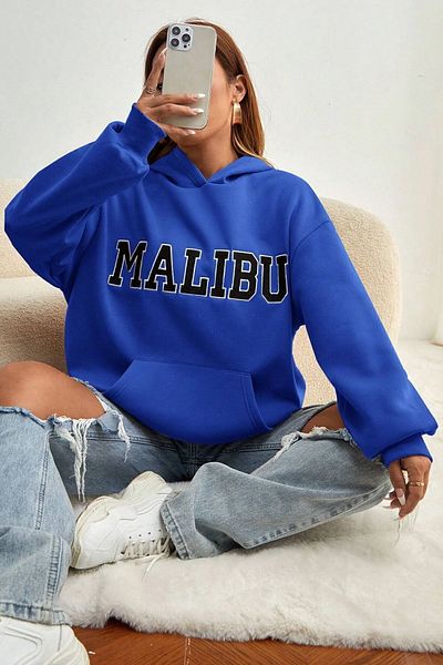 THEKONT Φούτερ με στάμπα MALIBU