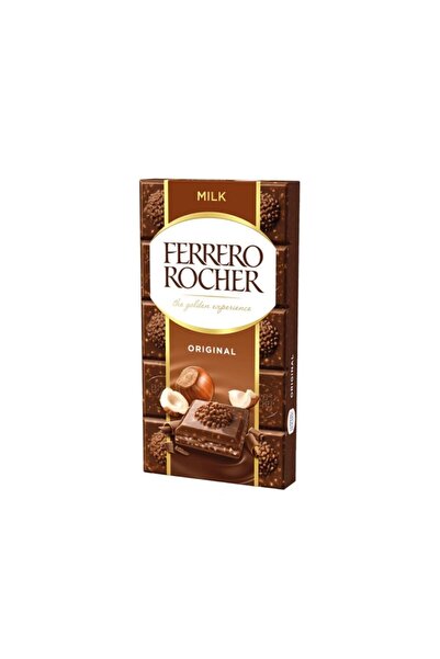Ferrero Rocher Original Milk Chocolate Bar 90g