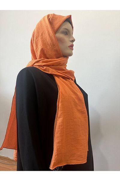 Modakaşmir شال من القطن بلون الكشمير والياقوت