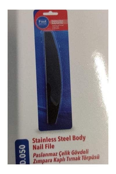 Foot Doctor Stainless Steel Body Sandpaper Coated Nail File