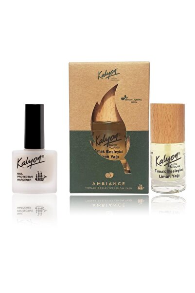 Kalyon Tırnak Sertleştirici+ Bitkisel Tırnak Besleyici Limon Yağı 11 Ml