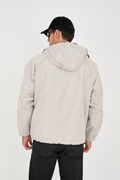 ABİLLİTA Ανδρικό Oversize Εποχιακό Παλτό - Αδιάβροχο και Αντιανεμικό