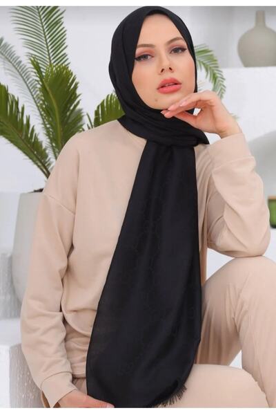 HAR-UM Ticaret Tessetür Γυναικείο μοτίβο Βαμβακερό σάλι ζακάρ (ΣΑΛΙ G PATTERN...