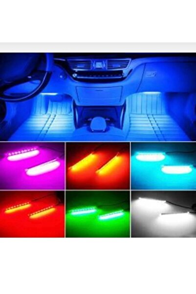 ARABAMŞEKİL Tiger Marketing Araç Içi Sese Duyarlı Kumandalı Ayak Altı Led