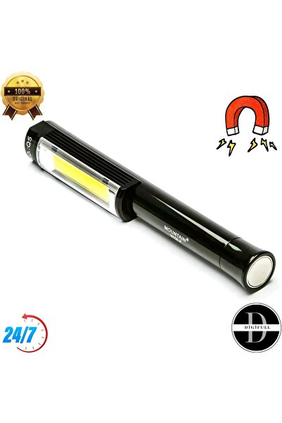 DİGİFULL 5w Güçlü Çok Amaçlı Mıknatıslı 3 Fonksiyonlu Led El Feneri Reflektör...