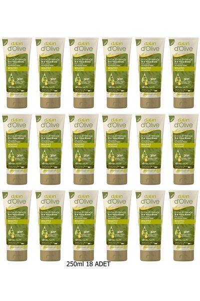 Dalan 250ml Olive Oil Nourishing Cream - 18 Pieces