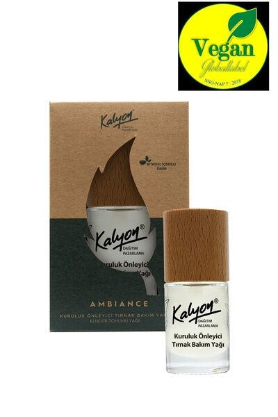 Kalyon Bitkisel Kuruluk Önleyici Tırnak Bakım Yağı Kenevir Tohumu Yağı 11 ml