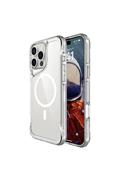 Rivor Apple iPhone 16 Pro Uyumlu Kılıf Kamera Çıkıntılı Magsafe Şarj Özellikl...
