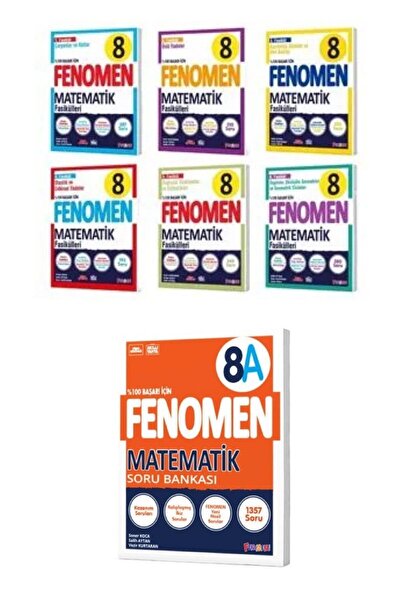 Fenomen Yayıncılık 8.Sınıf Fenomen Matematik Fasikülü + Fenomen A Matematik S...