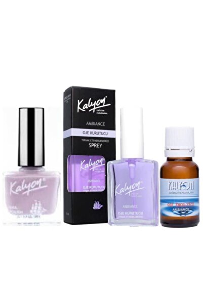 Kalyon Oje 301 + Oje Kurutucu Sprey 17 Ml + Oje Çözücü