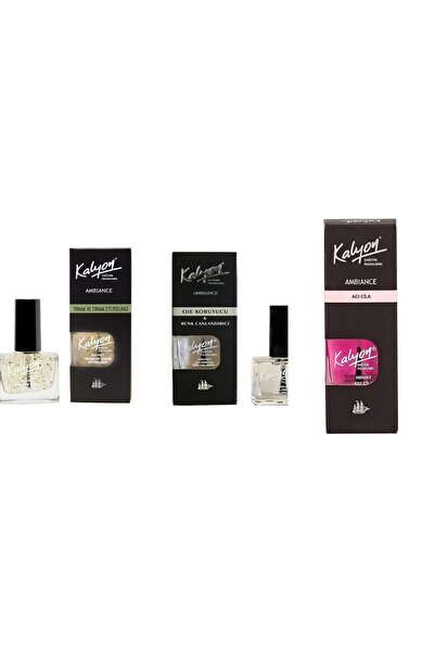 Kalyon Oje Koruyucu,tırnak Eti Peelıngı.acı Cila 3 Lü Set Hrnmrc61