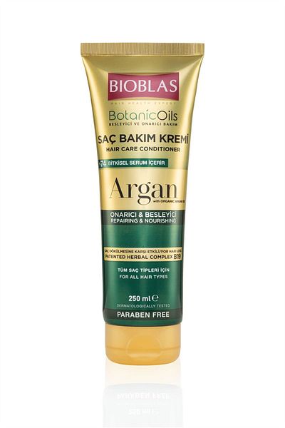 Bioblas Botanic Oils Argan Oil Conditioner 250 Ml Repairing Argan Hair Care Conditioner
