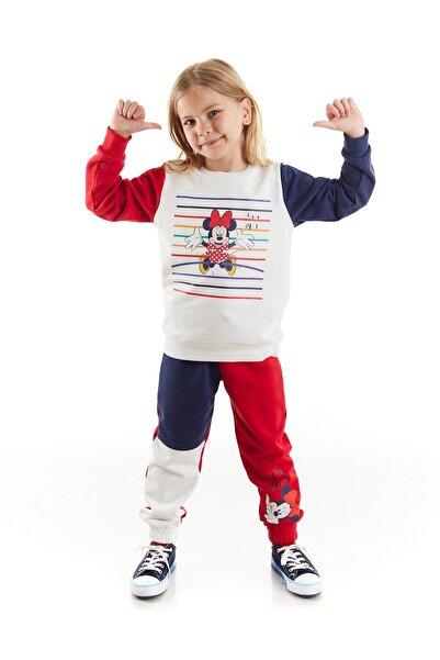 Minnie Mouse Lisanslı Kız Çocuk Eşofman Takım 20171