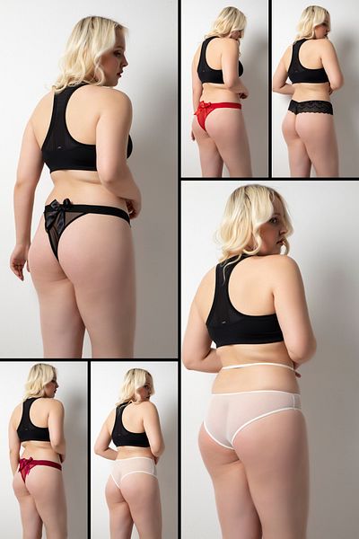 DONEX Large Size Lace Women's Panties - Pack of 6
