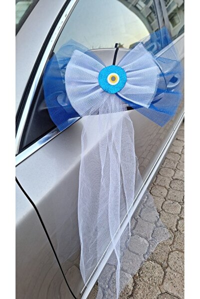 Büşra Süsleme FİYONKLU NAZAR BONCUKLU ETEKLİ SÜNNET KONVOY SÜSÜ 10 LU